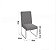 Par de Cadeiras Toronto - Ref. 2C127-CR - Estampa:A050 (Cinza) Cromado - Kappesberg - Imagem 2