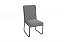 Conjunto de Mesa Beni 90 + 04 Cadeiras Toronto Nikel Cor Cinza - Kappesberg Crome - Imagem 2