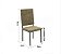 Conjunto de Mesa Tamisa 160 + 06 Cadeiras Dalian Nikel Cor Bege - Kappesberg Crome - Imagem 5