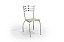 Conjunto de Mesa Iguaçu 120 + 04 Cadeiras Portugal Cromado Cor Nude - Kappesberg Crome - Imagem 2