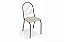 Conjunto de Mesa Constance 160 + 06 Cadeiras Noruega Nikel Cor Nude - Kappesberg Crome - Imagem 2