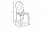 Conjunto de Mesa Constance 160 + 06 Cadeiras Noruega Nikel Cor Nude - Kappesberg Crome - Imagem 4