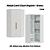 Modulo Canto Closet 02 Portas Requinte - 7206M - Branco - Móveis Castro - Imagem 1