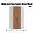 Modulo Canto Closet 02 Portas Requinte - 7206M - Branco/Macadamia - Móveis Castro - Imagem 2