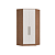 Modulo Canto Closet 02 Portas Requinte - 7206M - Macadamia/Branco - Móveis Castro - Imagem 5