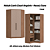 Modulo Canto Closet 02 Portas Requinte - 7206M - Macadamia/Duna - Móveis Castro - Imagem 1