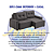 Sofá Cama Defender 220cm - Estofados Rincão - Imagem 2