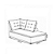 Sofa de Canto Yaris 02 Módulos - Estofados Rincão - Imagem 11