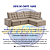 Sofa de Canto Yaris 02 Módulos - Estofados Rincão - Imagem 3