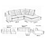 Sofa de Canto Yaris 02 Módulos - Estofados Rincão - Imagem 6
