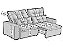 Sofá Retrátil e Reclinável Yaris 210cm - Estofados Rincão - Imagem 4