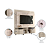 Home Theater Daytona - Ref. 651136 - Calacata/Off White - Madetec - Imagem 3