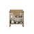 Balcão 02 Portas 80cm - CF221 - Capuccino/Off White - Linha Finesse - Thb Moveis - Imagem 3