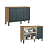 Cozinha Modulada 04 Pçs - Capuccino/ Azul - Linha Finesse - Thb Móveis - Imagem 3