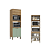 Cozinha Modulada 04 Pçs - Capuccino/ Menta - Linha Finesse - Thb Móveis - Imagem 5