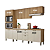 Cozinha Modulada 05 Pçs - Capuccino/ Off White - Linha Finesse - Thb Móveis - Imagem 8