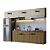 Cozinha Modulada 05 Pçs - Naturale/Off White - Linha Magnólia - Thb Móveis - Imagem 7