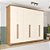 Roupeiro 06 Portas Leblon - D327-127 - Nature/Off White - Moveis Henn - Imagem 1
