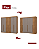 Roupeiro 252cm 06 Portas Norton - D325-222 - Nature/Avela - Moveis Henn - Imagem 4