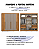 Roupeiro 252cm 06 Portas Norton - D325-222 - Nature/Avela - Moveis Henn - Imagem 3