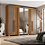 Roupeiro 252cm 06 Portas Norton c/ Espelhos - D325-222 - Nature/Avela - Moveis Henn - Imagem 2