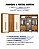 Roupeiro 252cm 06 Portas Norton - D325-127 - Nature/Off White - Moveis Henn - Imagem 3