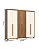 Roupeiro 252cm 06 Portas Norton - D325-127 - Nature/Off White - Moveis Henn - Imagem 8