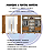Roupeiro 252cm 06 Portas Norton c/ Espelhos - D325-127 - Nature/Off White - Moveis Henn - Imagem 3