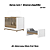 Conjunto Infantil Aconchego - Branco/Jequitibá - Móveis Henn - Imagem 4