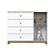 Cômoda Aconchego - I724-190 - Branco/Jequitibá - Moveis Henn - Imagem 4