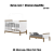 Conjunto Infantil Ternura - Branco/Jequitibá - Móveis Henn - Imagem 4
