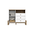 Cômoda Ternura - I725-190 - Branco/Jequitibá - Moveis Henn - Imagem 5