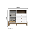 Cômoda Ternura - I725-190 - Branco/Jequitibá - Moveis Henn - Imagem 6