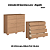 Comoda Lara 08 Gavetas - 5081A - Angelin - Moveis Castro - Imagem 1