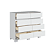 Comoda Lara 08 Gavetas - 5081A - Branco - Moveis Castro - Imagem 5