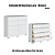 Comoda Lara 08 Gavetas - 5081A - Branco - Moveis Castro - Imagem 1