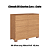 Comoda Lara 08 Gavetas - 5081A - Cedro - Moveis Castro - Imagem 2