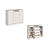 Comoda 04 gavetas 02 Portas Alba - 5085A - Branco - Moveis Castro - Imagem 1