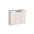 Comoda 04 gavetas 02 Portas Alba - 5085A - Branco - Moveis Castro - Imagem 2