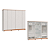 Roupeiro 06 Portas Zeus 100% MDF - 3460M - Branco - Moveis Castro - Imagem 1