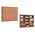 Roupeiro 06 Portas Zeus 100% MDF - 3460M - Cedro - Moveis Castro - Imagem 1