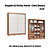 Roupeiro 02 Portas de Correr Pontal 100% MDF - 0920M - Cedro/Branco - Moveis Castro - Imagem 2