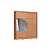 Roupeiro 02 Portas de Correr Pontal 100% MDF c/ Espelho P - 0920M - Cedro - Moveis Castro - Imagem 5