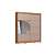 Roupeiro 02 Portas de Correr Pontal 100% MDF c/ Espelho P - 0920M - Cedro/Duna - Moveis Castro - Imagem 5