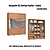 Roupeiro 02 Portas de Correr Pontal 100% MDF c/ Espelho G - 0920M - Cedro - Moveis Castro - Imagem 2
