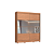 Roupeiro 02 Portas de Correr Pontal 100% MDF c/ Espelho G - 0920M - Cedro - Moveis Castro - Imagem 5