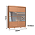 Roupeiro 02 Portas de Correr Pontal 100% MDF c/ Espelho G - 0920M - Cedro - Moveis Castro - Imagem 8