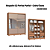 Roupeiro 02 Portas de Correr Pontal 100% MDF c/ Espelho G - 0920M - Cedro/Duna - Moveis Castro - Imagem 2