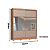 Roupeiro 02 Portas de Correr Pontal 100% MDF c/ Espelho G - 0920M - Cedro/Duna - Moveis Castro - Imagem 8
