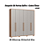 Roupeiro 06 Portas Safira 100% MDF - 3420M - Cedro/Cinza - Moveis Castro - Imagem 2